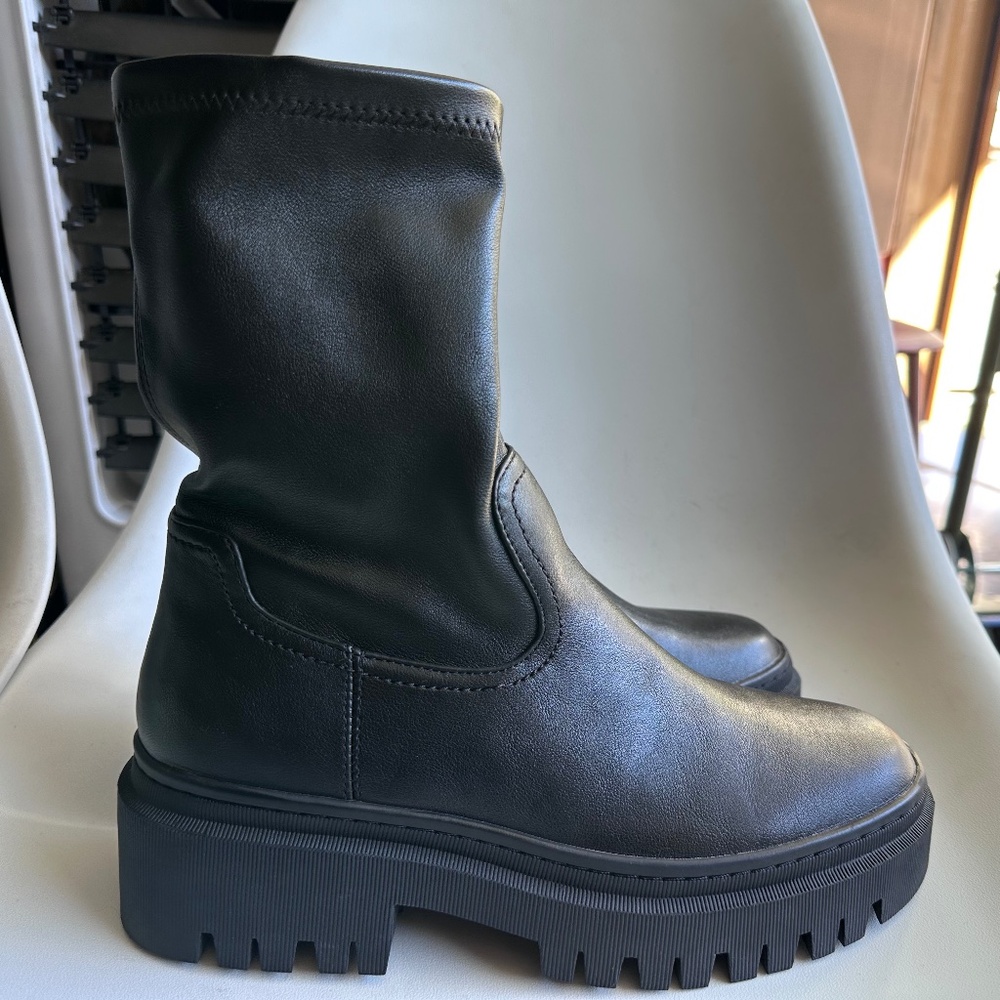 M&S Collection Chunky Sock Boots